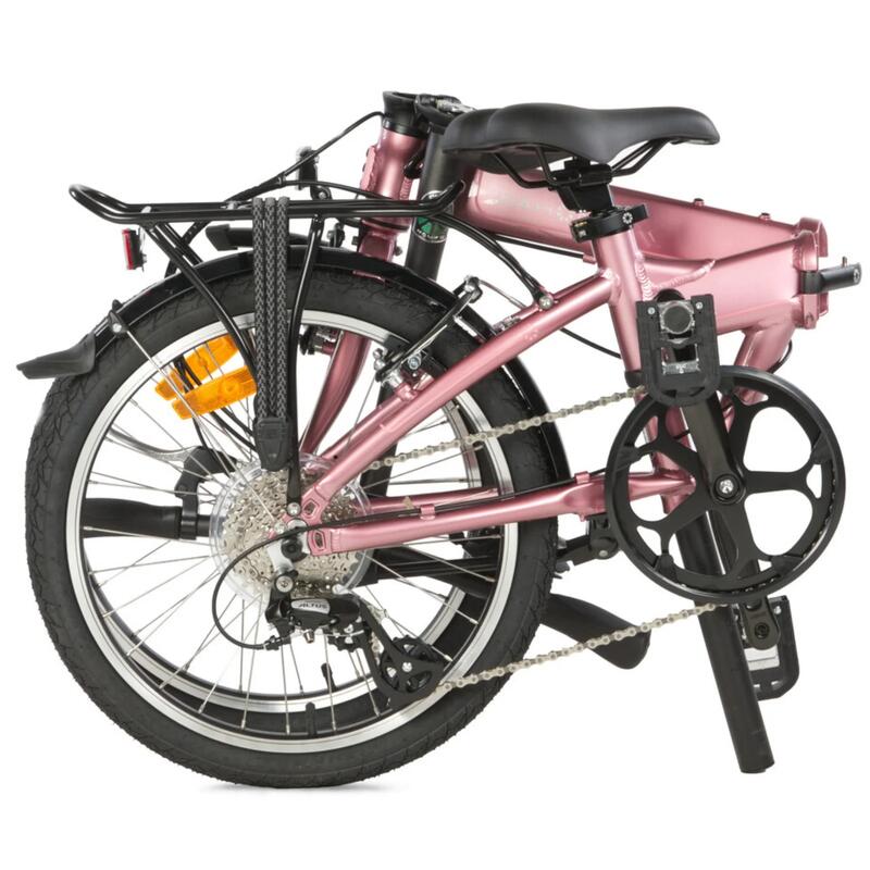 Vélo pliant - Dahon Mariner D8 20" - Mauve/rose - Dérailleur Shimano