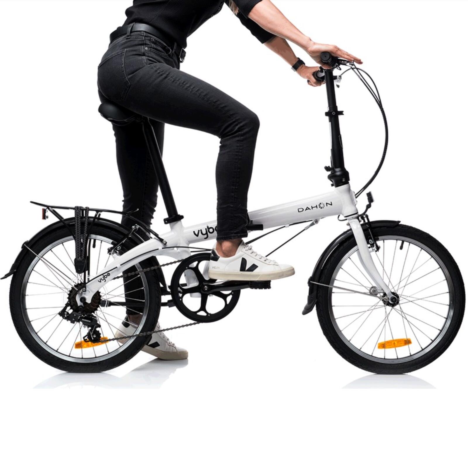 Bicicletta pieghevole - Dahon Vybe D7 20” - Bianco - Cambio Shimano 3/7