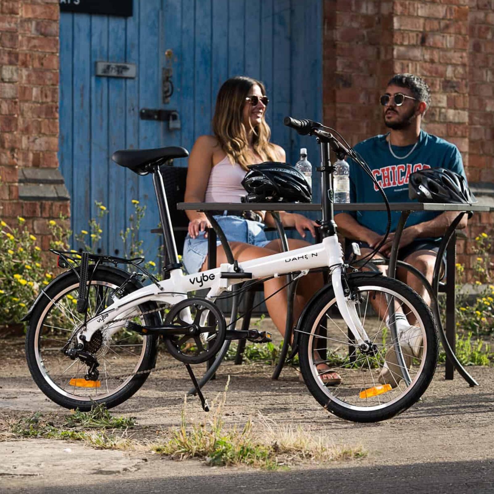 Bicicletta pieghevole - Dahon Vybe D7 20” - Bianco - Cambio Shimano 6/7