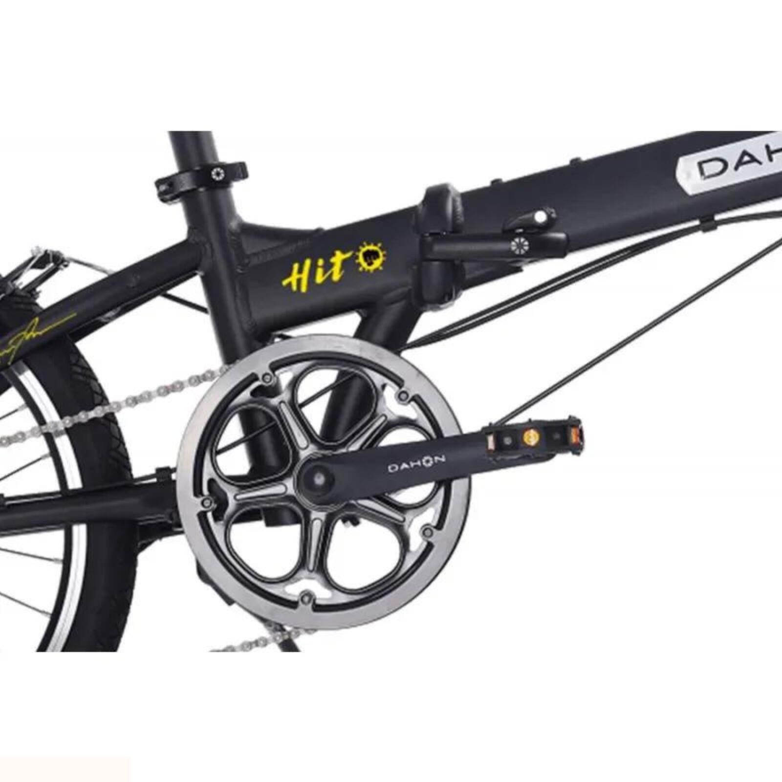 Bicicleta dobrável Dahon Hit D6 - rodas de 20 polegadas - preto 4/6