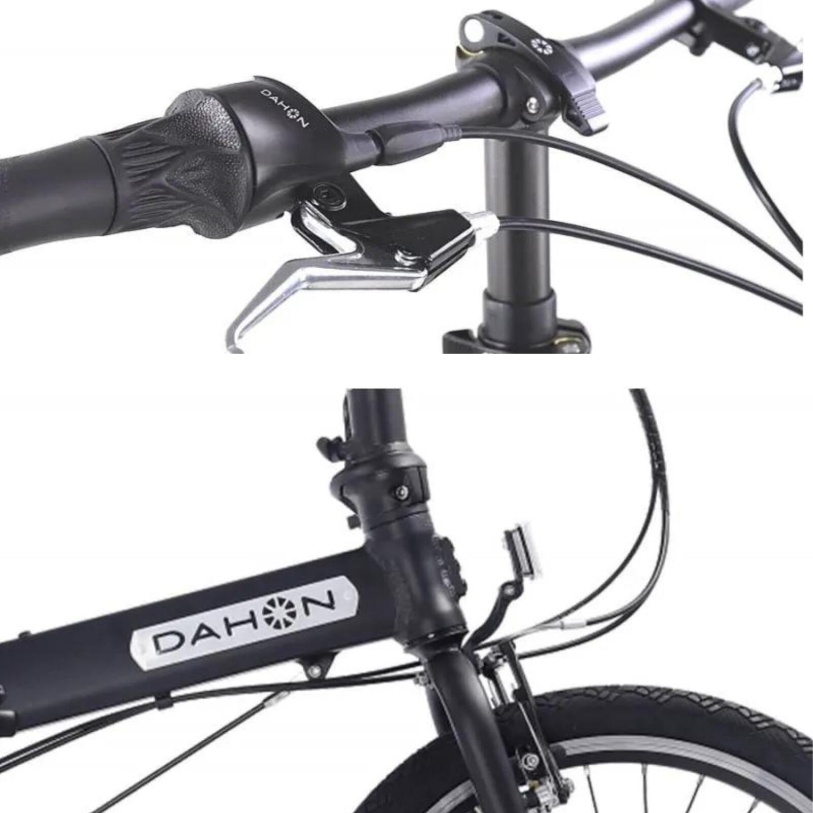 Bicicleta dobrável Dahon Hit D6 - rodas de 20 polegadas - preto 5/6