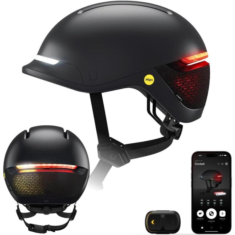 Unit 1 Faro Blackbird Large - Casque de vélo intelligent