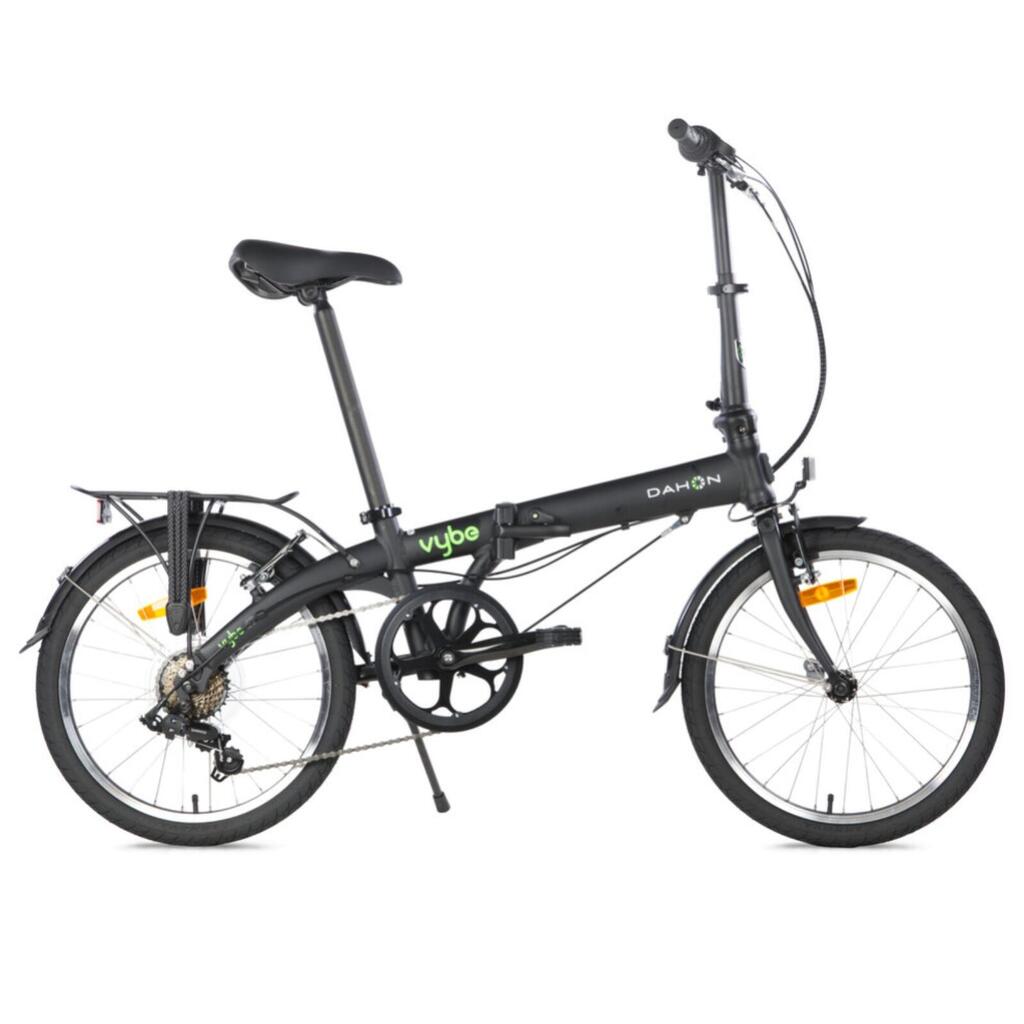 Dahon Vybe D7 Shadow Folding Bike - Compact and Stylish 20 Inch Black