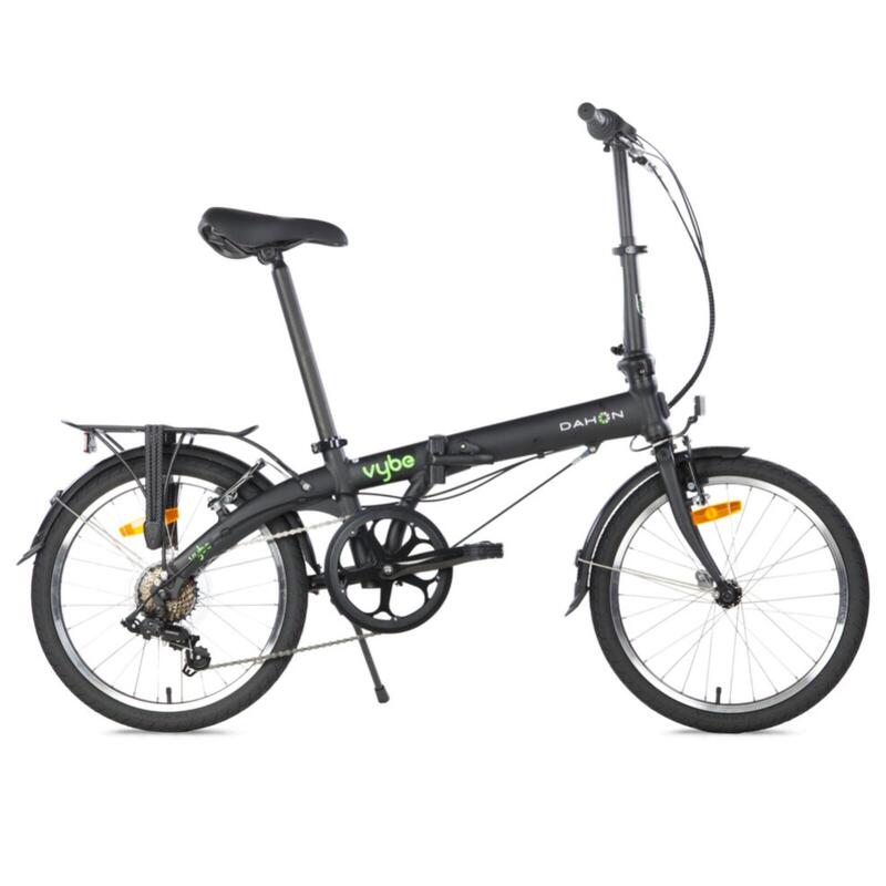 Összecsukható kerékpár - Dahon Vybe D7 20” - Fekete - Shimano sebességváltó