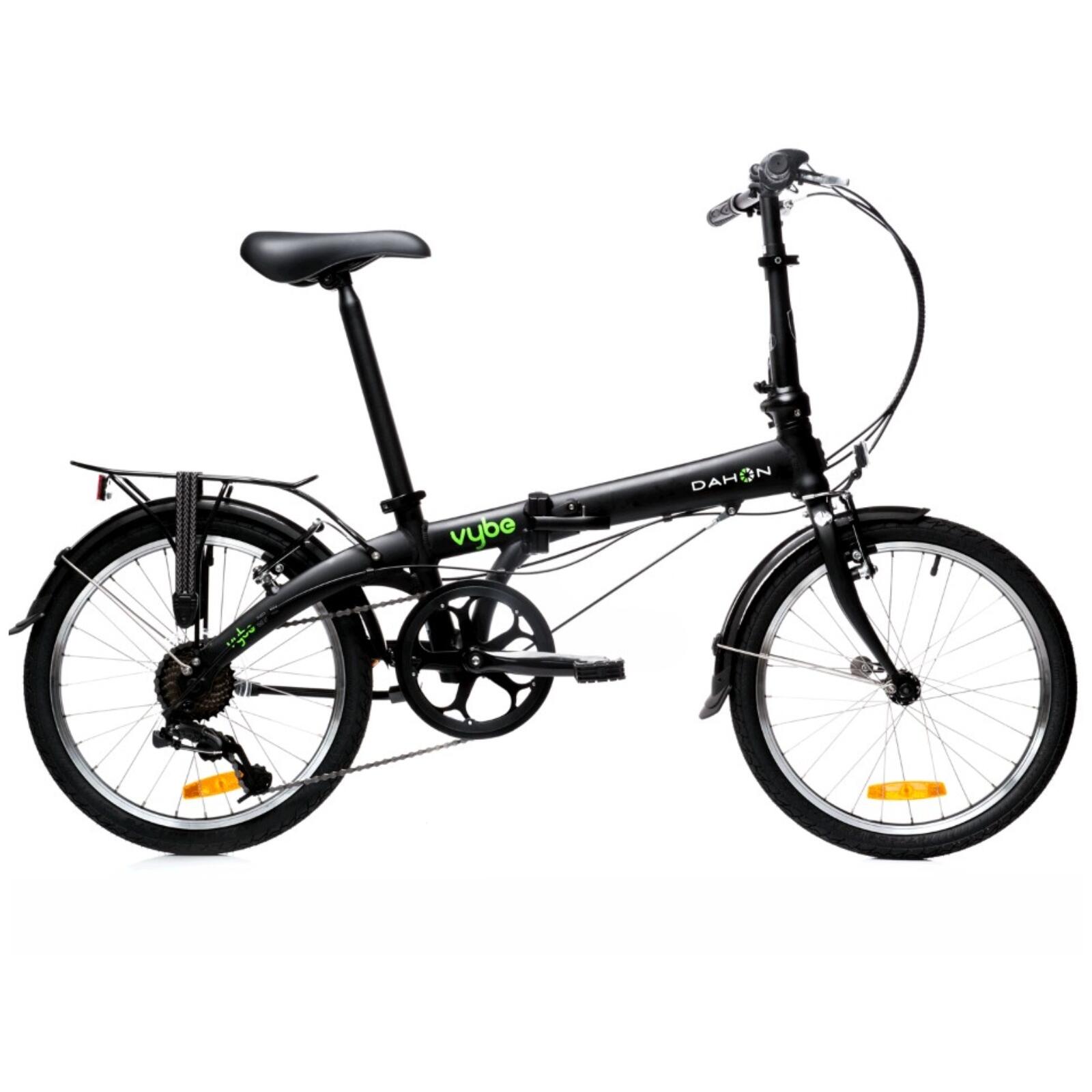 Bicicleta dobrável - Dahon Vybe D7 20” - Preto - desviador Shimano 4/7