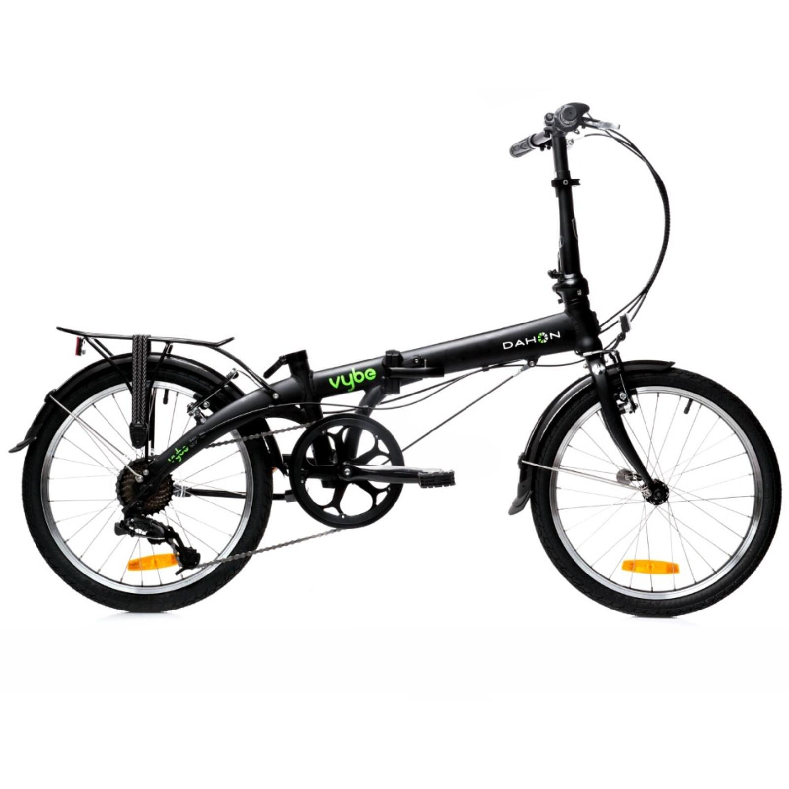 Bicicleta dobrável - Dahon Vybe D7 20” - Preto - desviador Shimano 3/7