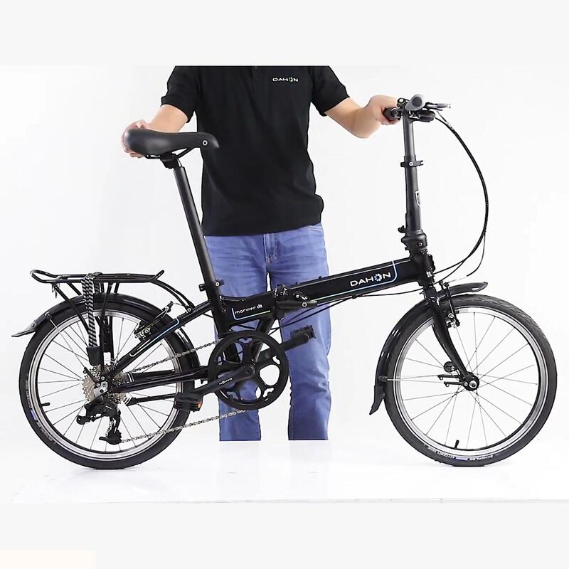 Vouwfiets - Dahon Mariner D8 20" - Obsidian / Zwart - Shimano 8-speed derailleur