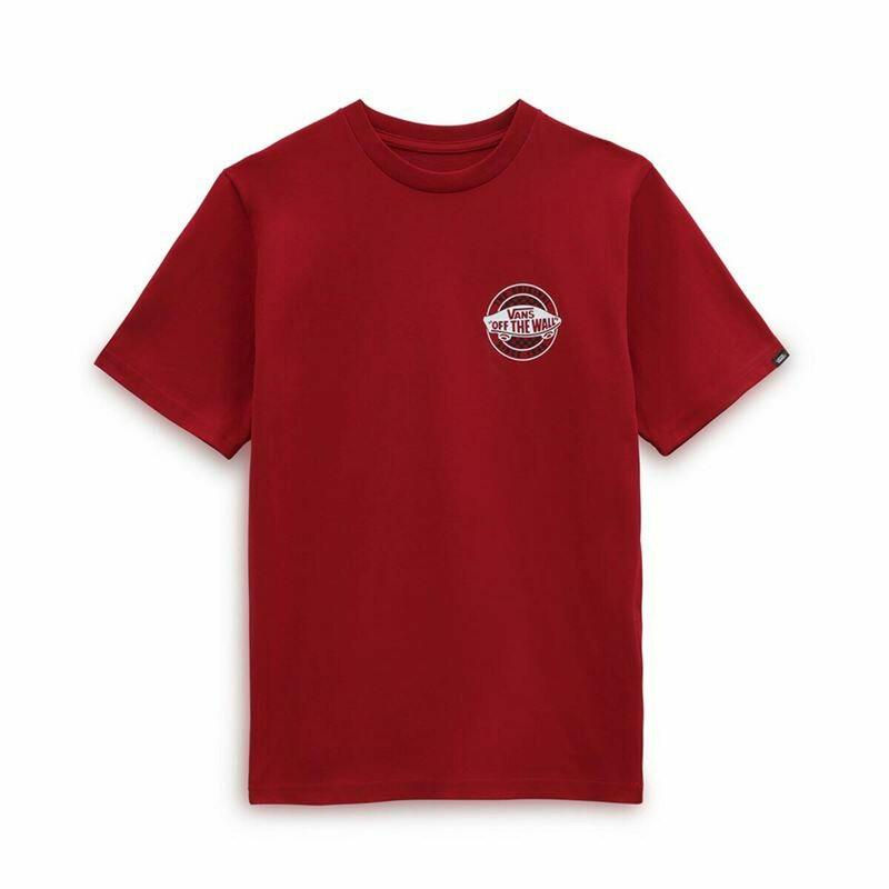 Camiseta de Manga Corta Niño Vans Off The Wall Og 66-B Rojo