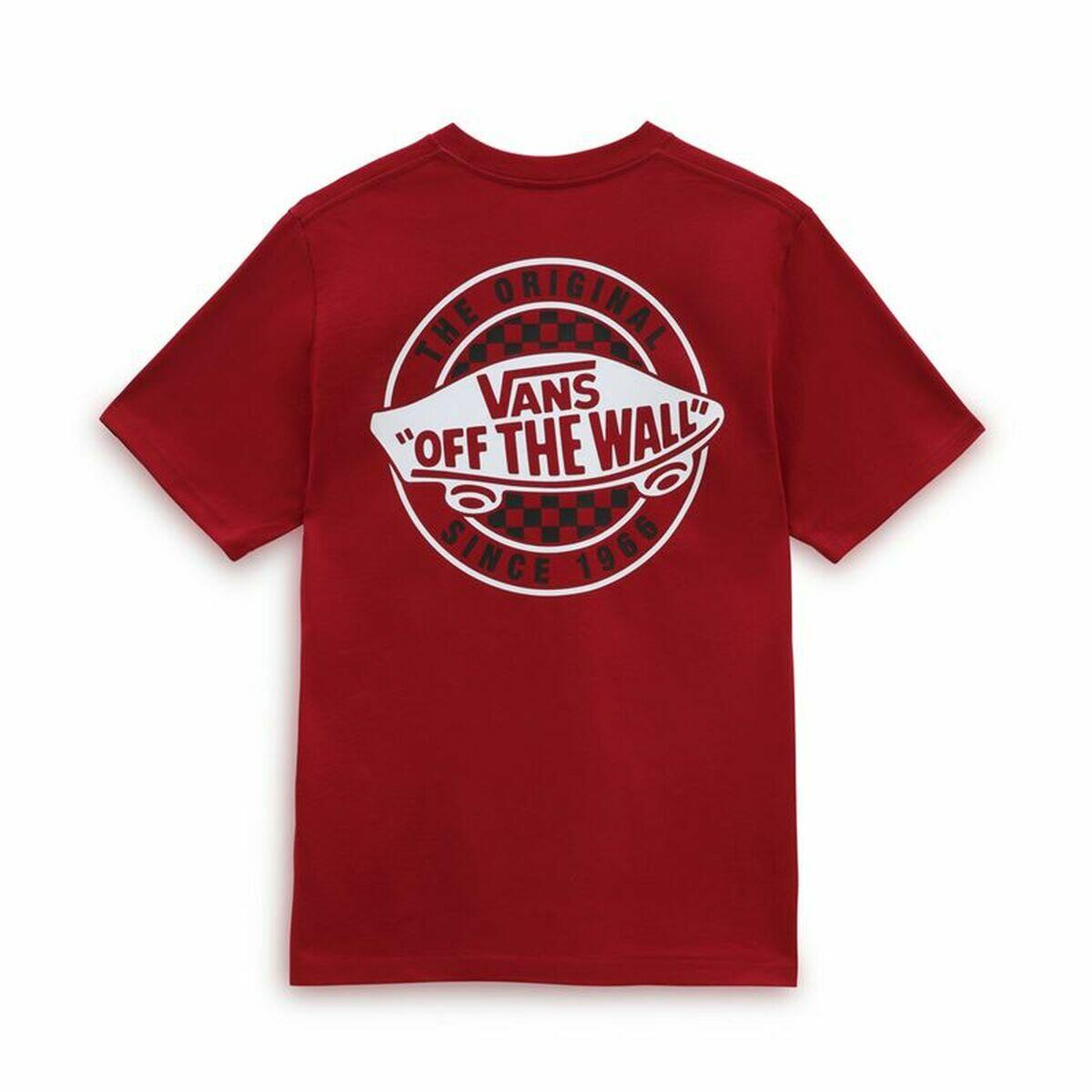 Camisola de Manga Curta Criança Vans Off The Wall Og 66-B Vermelho 2/3