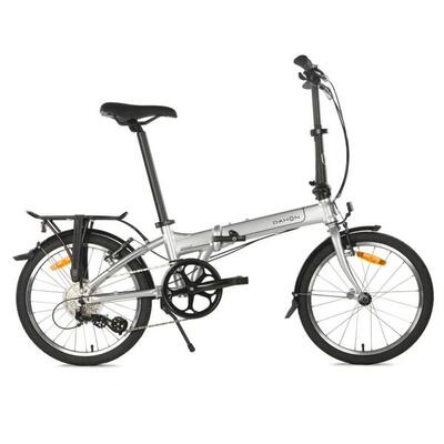 Vouwfiets - dahon mariner d8 20” - zilver / grijs - shimano derailleur