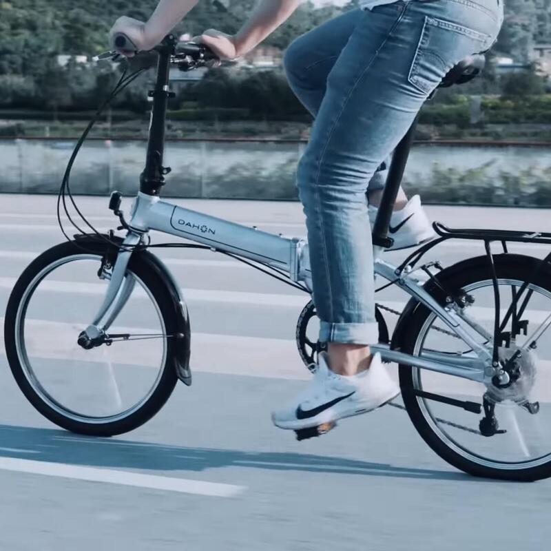 Vélo pliant - Dahon Mariner D8 20 » - Argent / Gris - Dérailleur Shimano