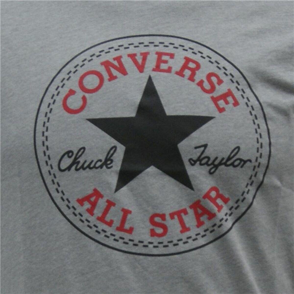T shirt à manches courtes Converse Core Chuck Taylor Patch  Gris foncé 3/3