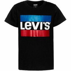 T shirt à manches courtes Enfant Levi's LOGO TEE Noir