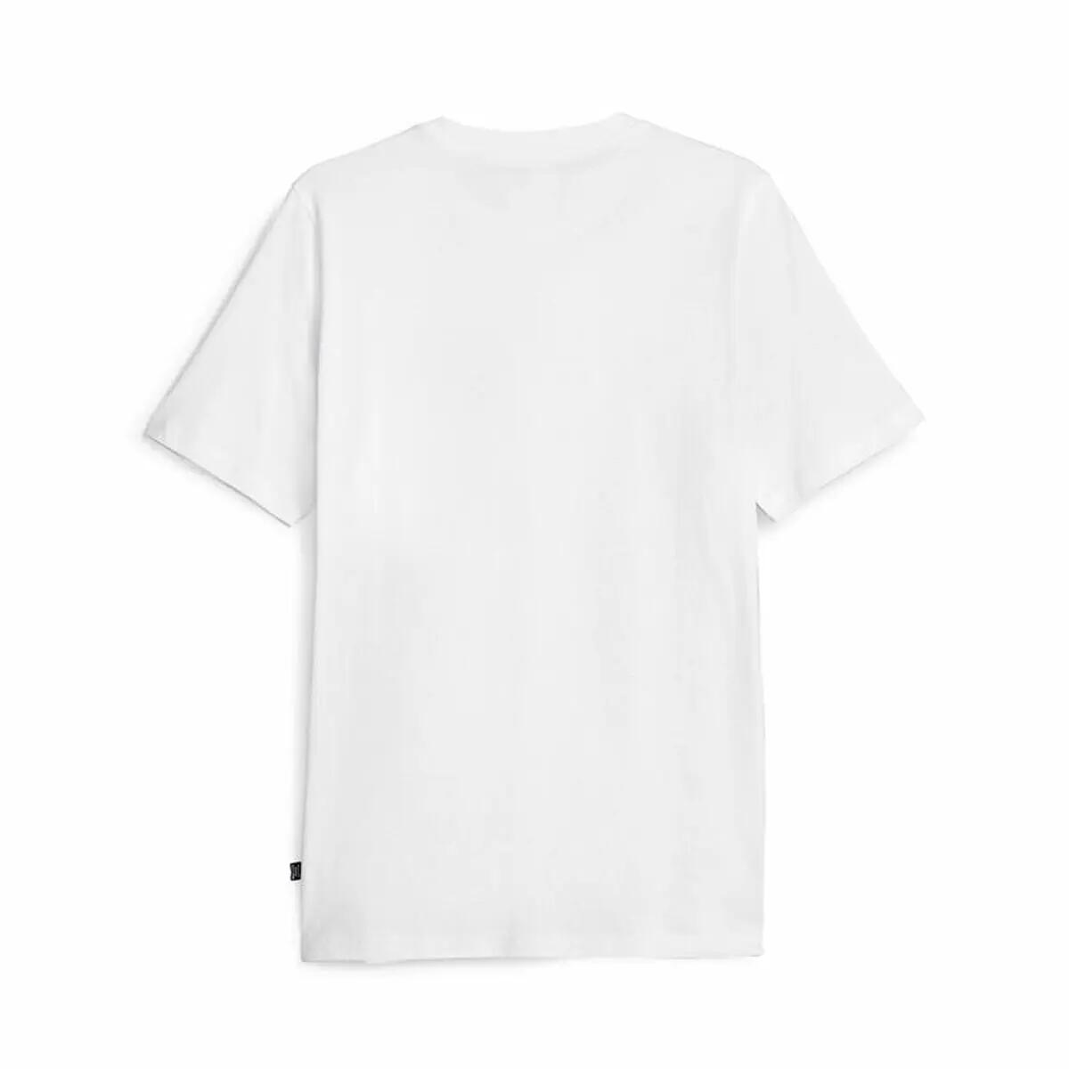 T-shirt à manches courtes homme Puma Graphiccs Wordin Blanc 2/3