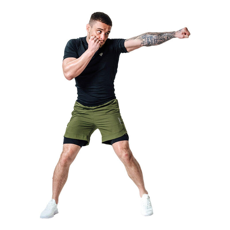 T16 2-in-1 Compression MMA Shorts 2/6