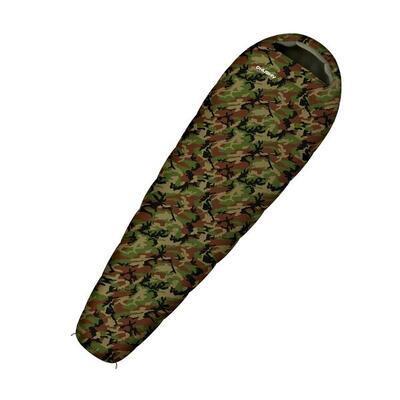 Mummyslaapzak voor kinderen junior army -10°c 2024 - 190 cm - camo groen
