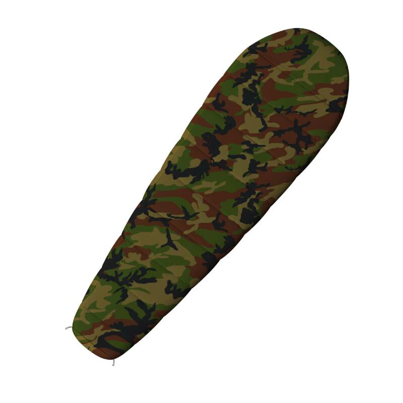 Sacco a pelo junior Husky Army mummy verde 190 cm 1 kg Ripstop 210T 2/4