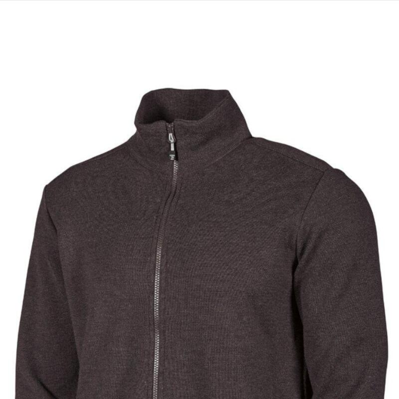 Cardigan Hadar Full Zip - fine laine mérinos - Noir 2/4