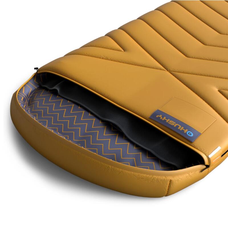 Sac de couchage Gizmo 2024 -5°C Moutarde 220 x 90 cm - Jaune et gris - adultes 3/4