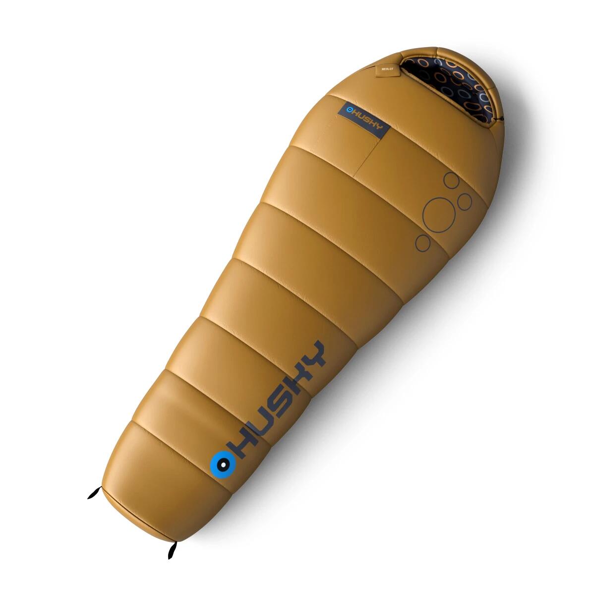 Husky - Sac De Couchage Momie Enfant Merlot Moutarde -10°c 2024 - 170 Cm - Jaune - Sac De Couchage - Jaune - 170cm - Decathlon