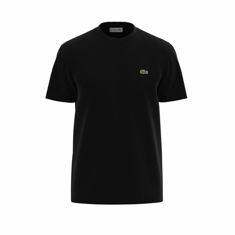 Camiseta de Manga Corta Hombre Lacoste Negro