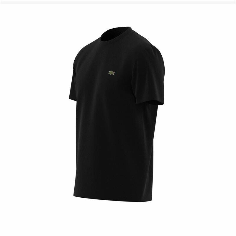 Camiseta de Manga Corta Hombre Lacoste Negro