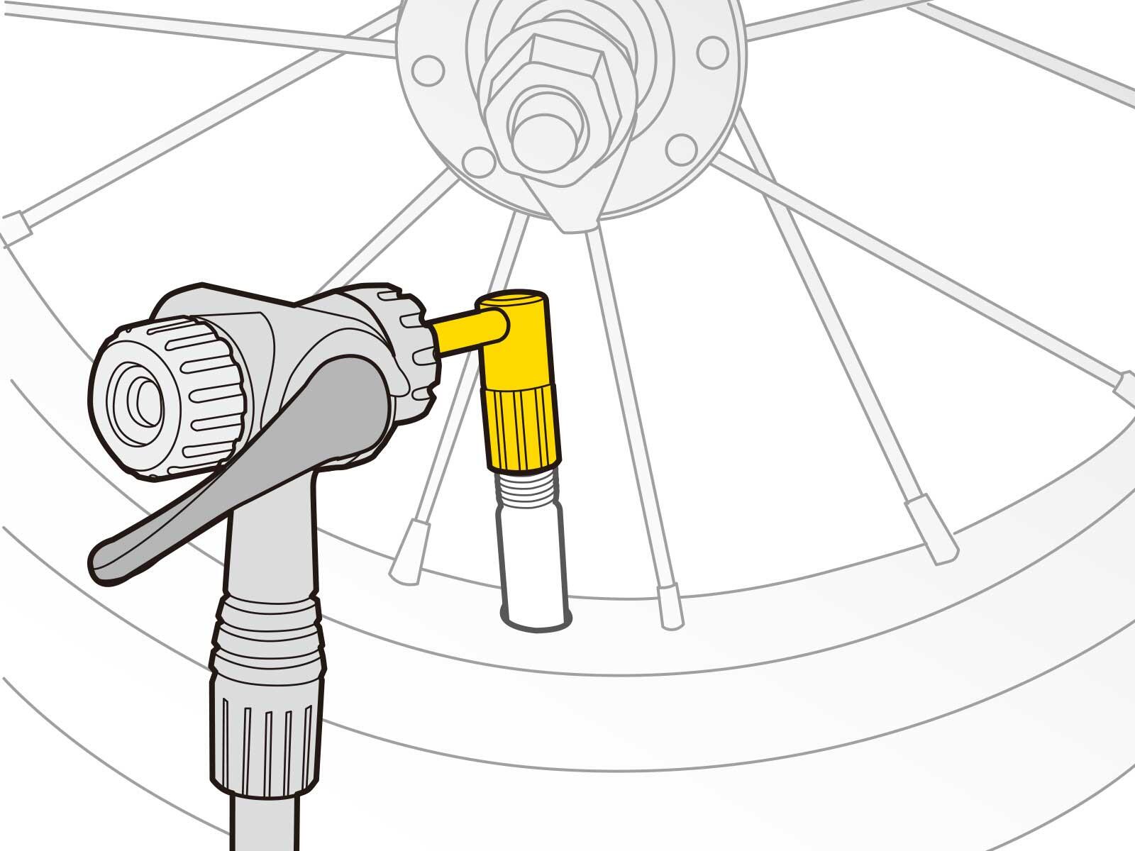 Pièce d'angle de la tête de pompe de Pressure Rite Damper 2/7