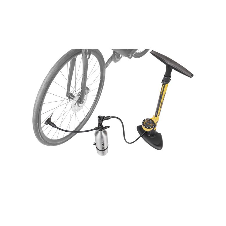 Topeak CO2 Kartuschenpumpe TubiBooster, Silber 7/7