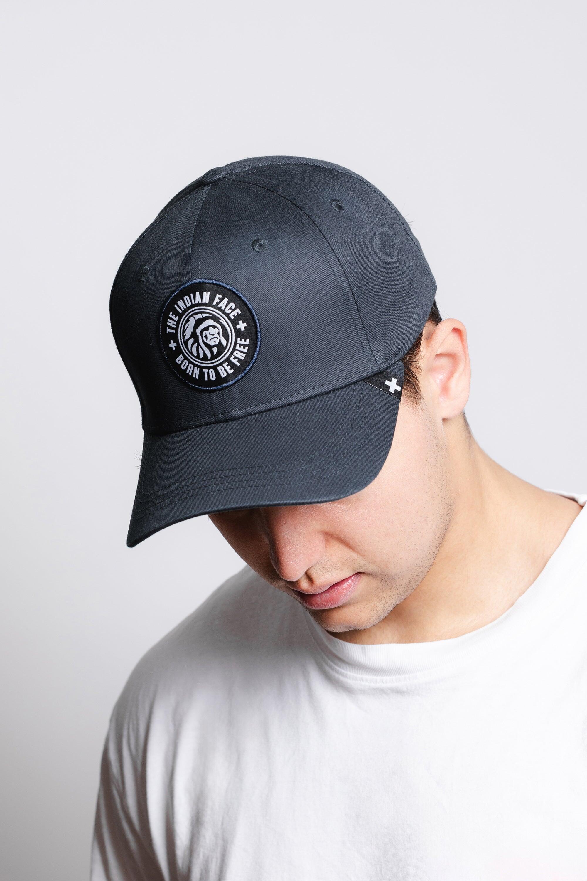 Gorra Action The Indian Face algodón ajustable visera curva azul marino 5/7