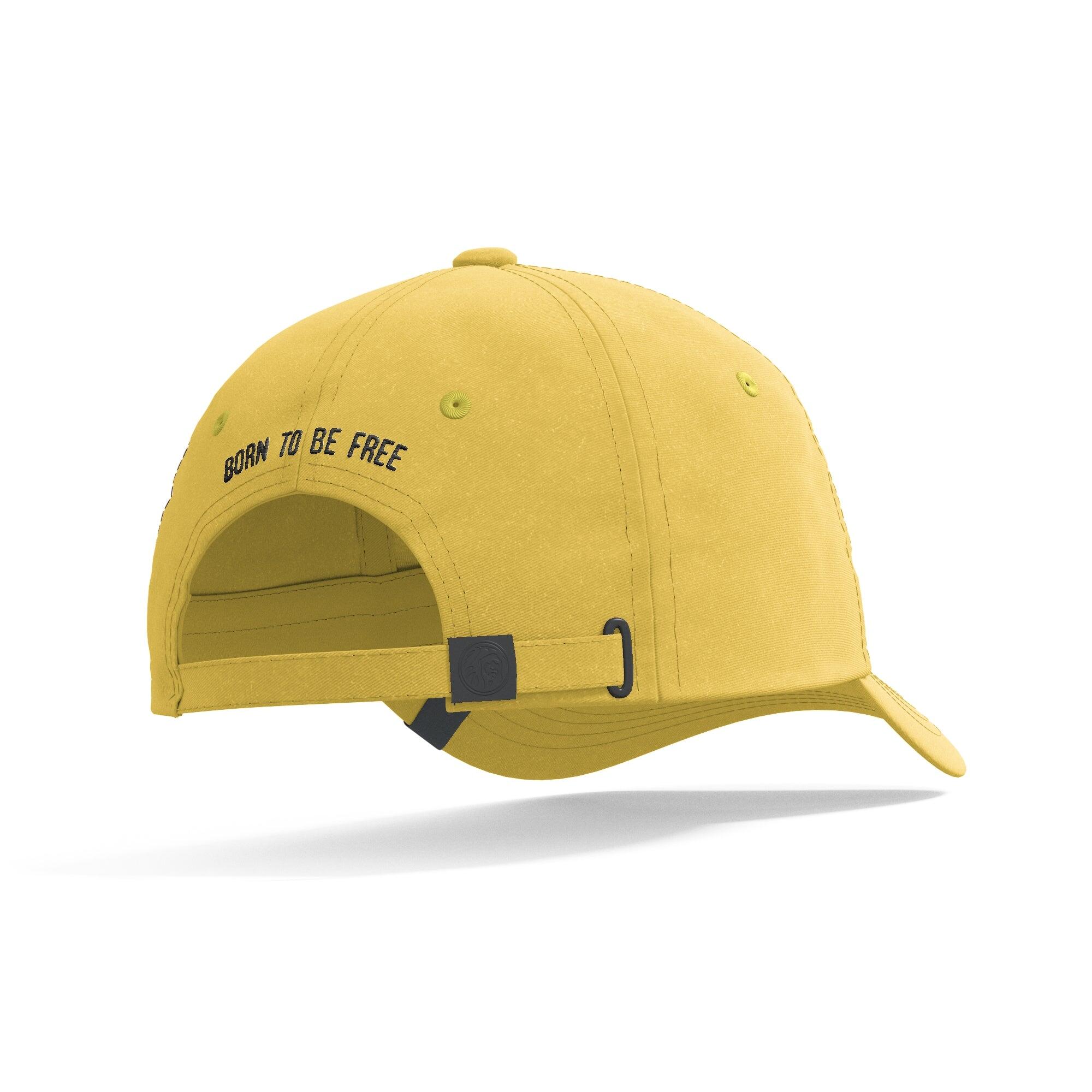 Gorra Nature The Indian Face algodón ajustable visera curva amarilla 2/7