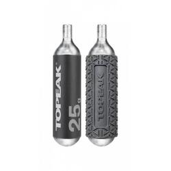 Cartouches CO2 Topeak Cartridge 25g Threated (x2)