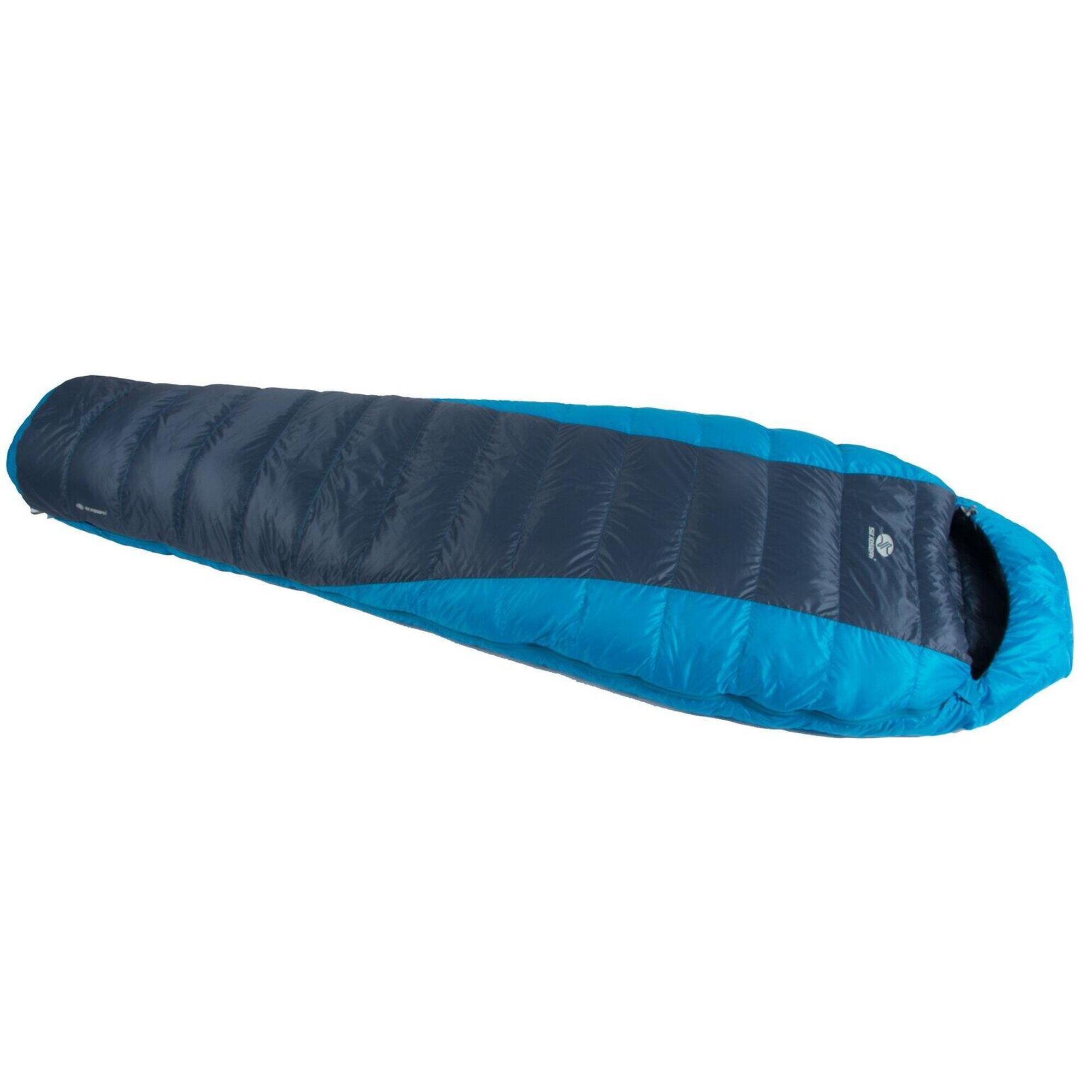 SIR JOSEPH Turistický třísezónní péřový spacák Paine II 600 - 200cm levý zip