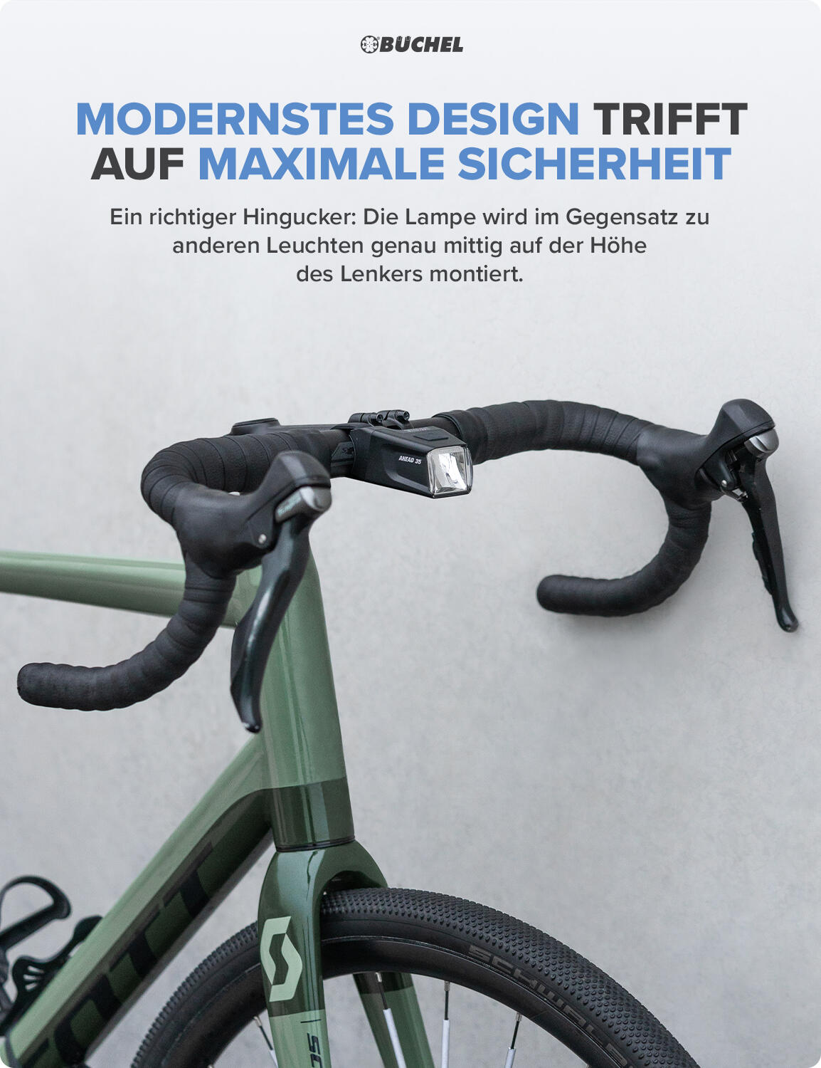 LED Akkuleuchten-Set Ahead 35 und Rearlens 2/7