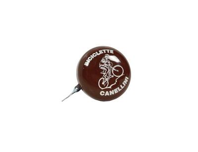 Fietsbel canellini vintage bruin