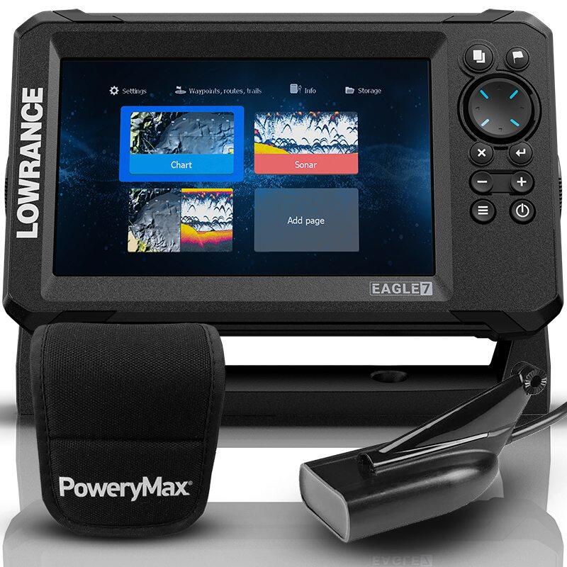 Lowrance Eagle 7 PoweryMax Ready con trasduttore TripleShot HD 2/4