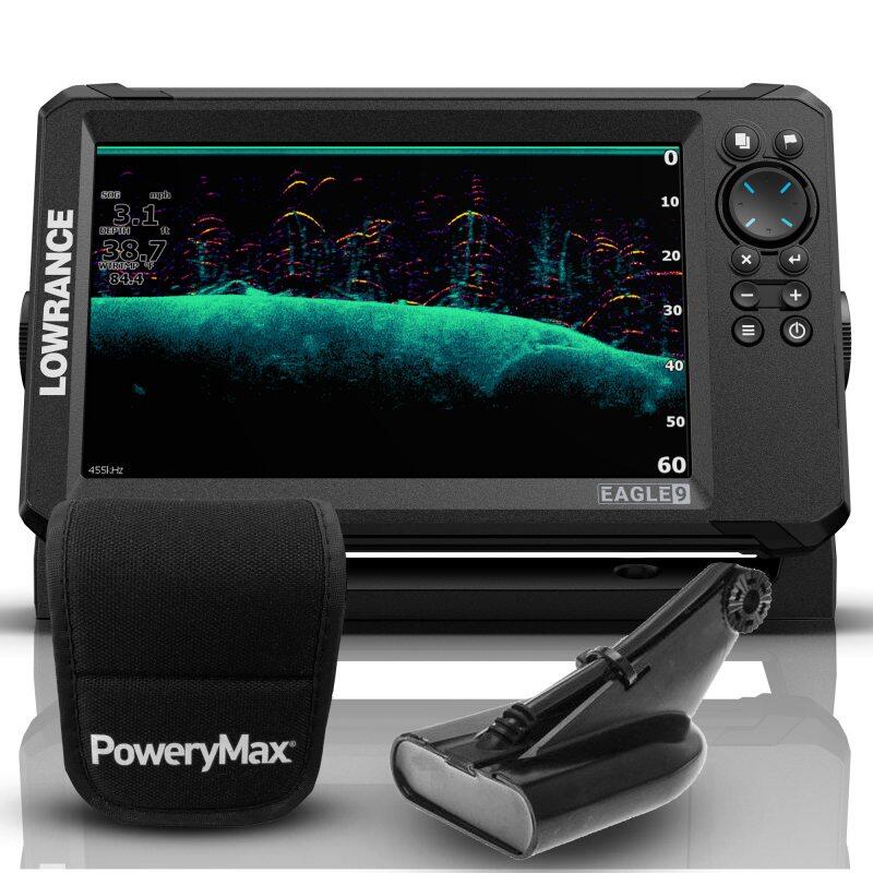 GPS Lowrance Eagle 7" PoweryMax  con trasduttore poppa HDI 50/200 kHz da 600 W. 2/3