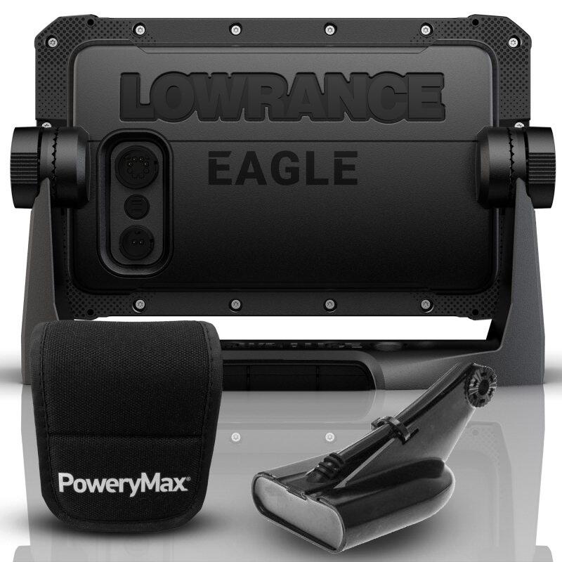 GPS Lowrance Eagle 7" PoweryMax  con trasduttore poppa HDI 50/200 kHz da 600 W. 3/3