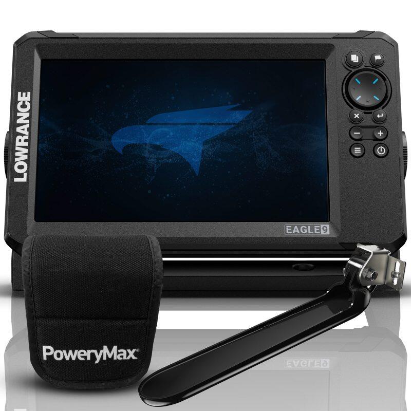 Lowrance Eagle 9 PoweryMax Ready con trasduttore da poppa TripleShot HD 3/4