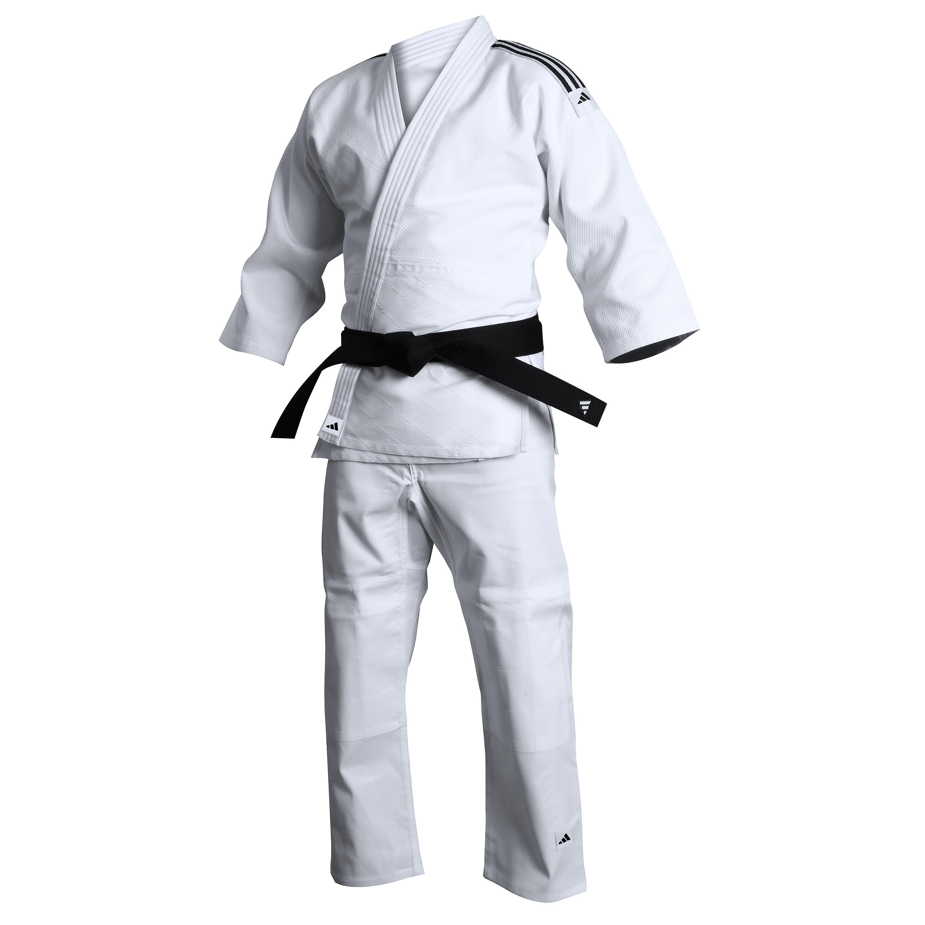 Adidas - Kimono De Judo Training  (couleur : Blanc - Taille : 190) - Kimono - Blanc|noir - 190 Cm - Decathlon