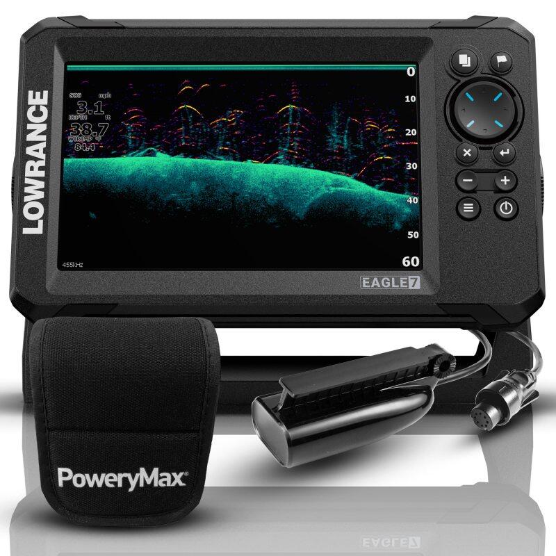 Lowrance Eagle 7 PoweryMax pronto con trasduttore SplitShot 2/5