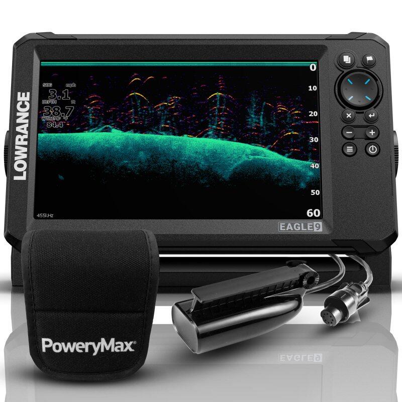 Lowrance Eagle 9 PoweryMax pronto con trasduttore SplitShot 2/4