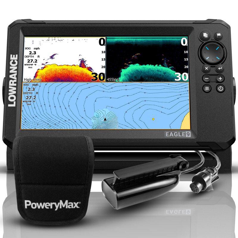 Lowrance Eagle 9 PoweryMax pronto con trasduttore SplitShot 4/4