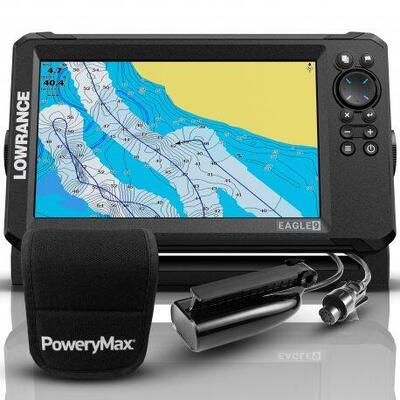 Lowrance Eagle 9 PoweryMax pronto con trasduttore SplitShot