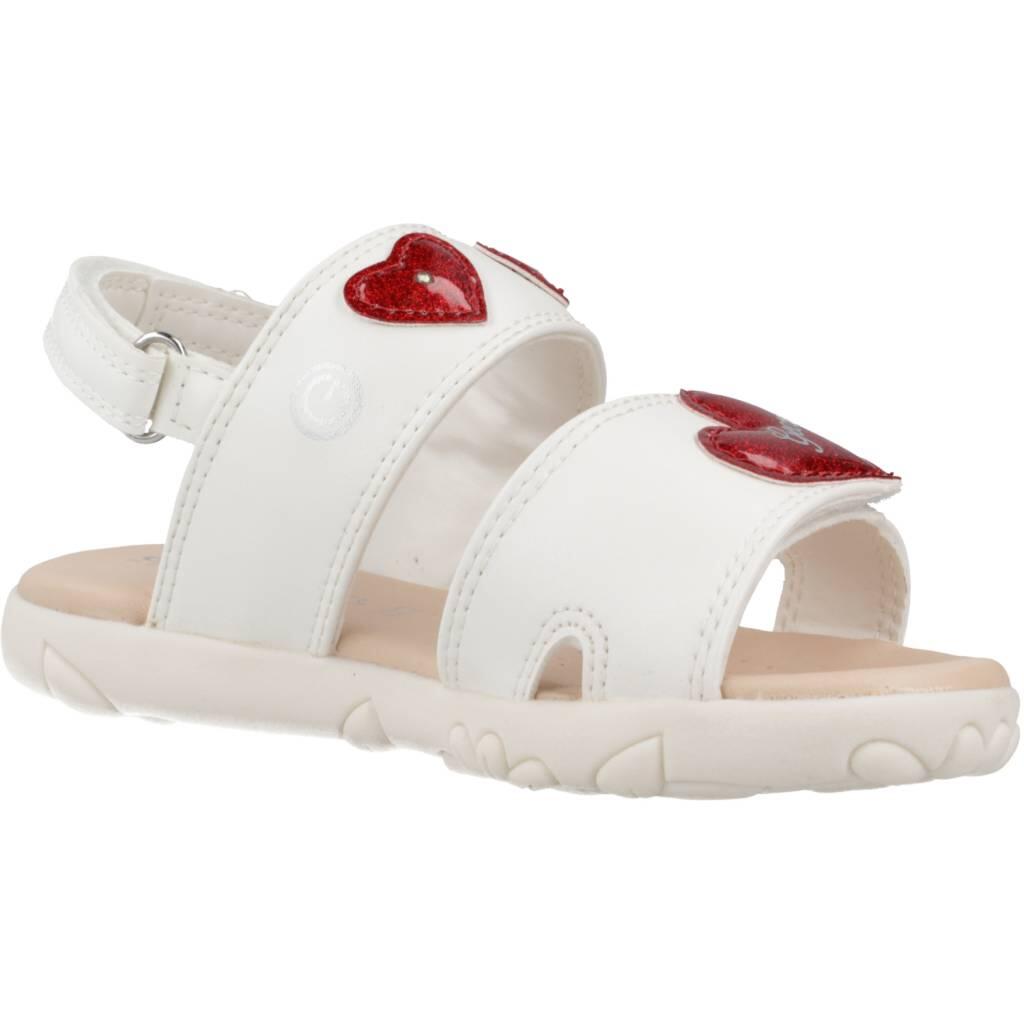Sandali Geox Modello J Sandal Haiti Girl Colore Bianco 5/5