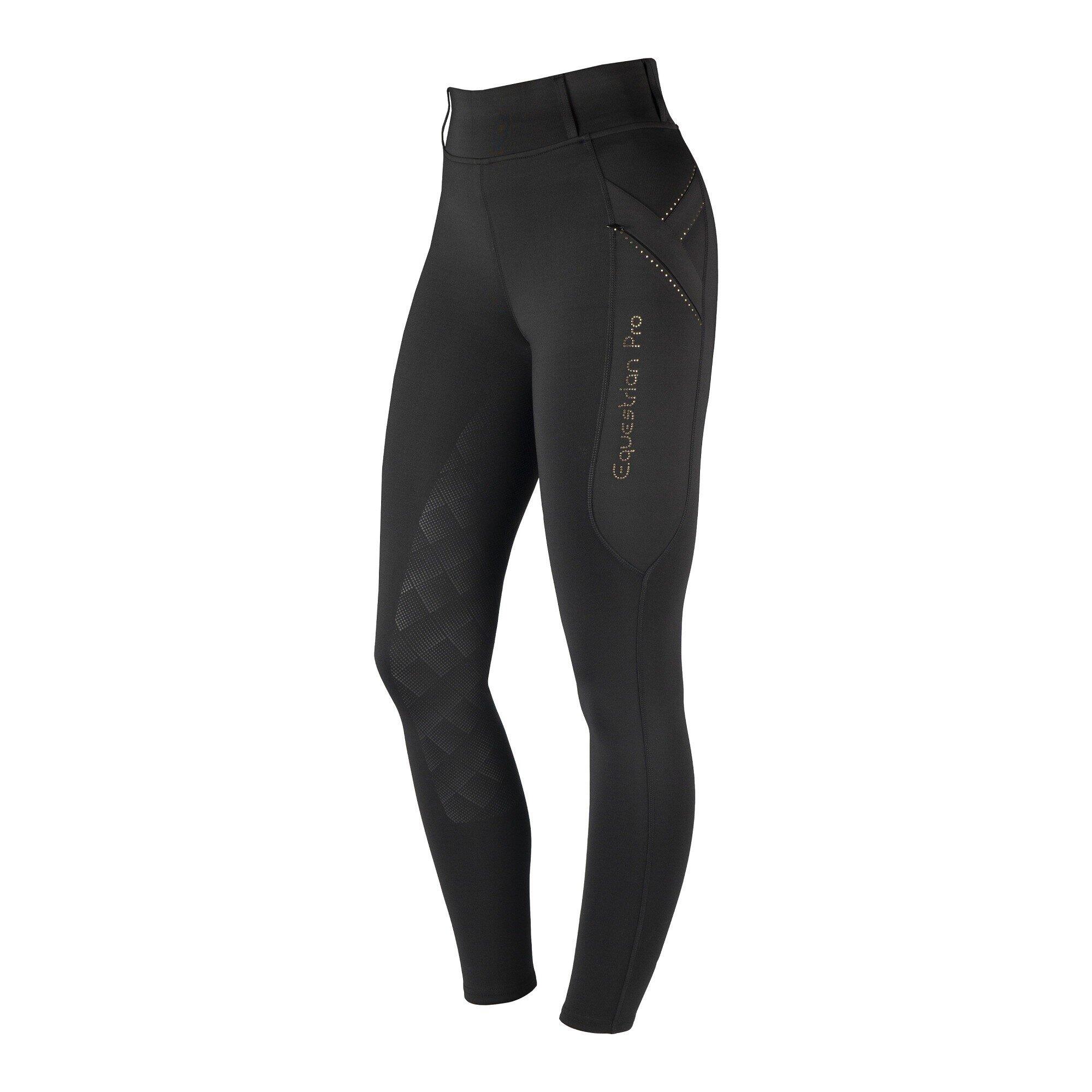 Horka - Horka Legging D'Équitation Momentum - Noir Rose - Pantalon D'Équitation - Noir|rose - 36 Xs - Decathlon