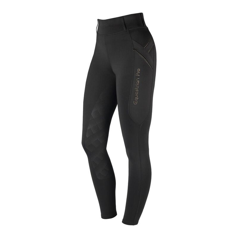 Horka Legging d'Équitation Momentum - Noir Rose