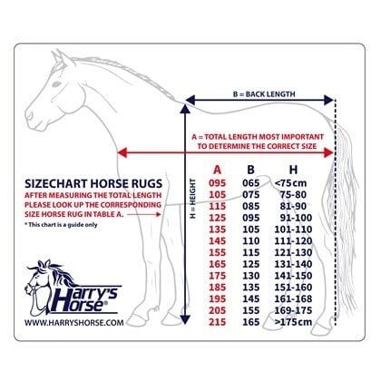 Coperta da esterno per cavalli Harry's Horse Xtreme-1680 200 gr 2/3
