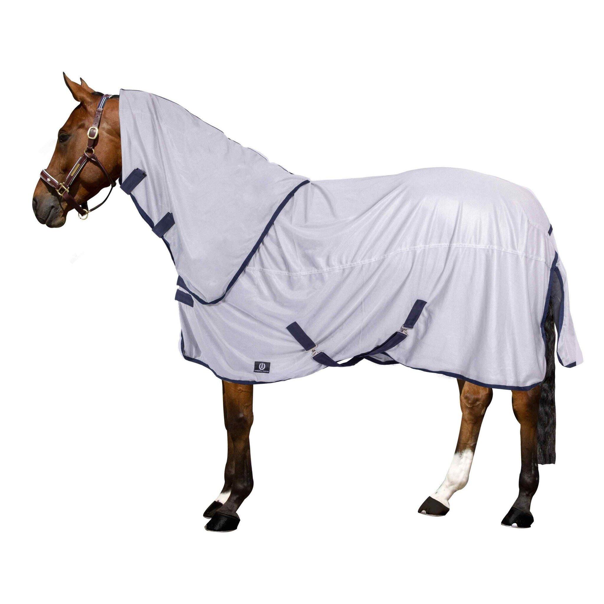 IMPERIAL RIDING Imperial Riding Vliegendeken met hals Reese - Silvergrey