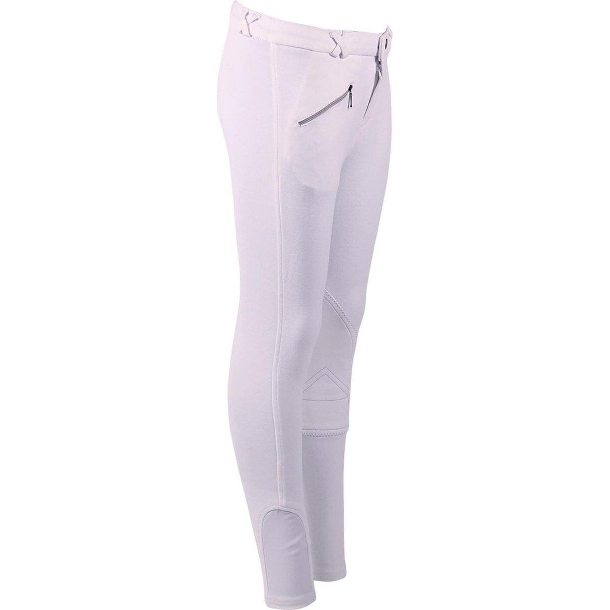 Pantalon d'équitation QHP Junior - Blanc