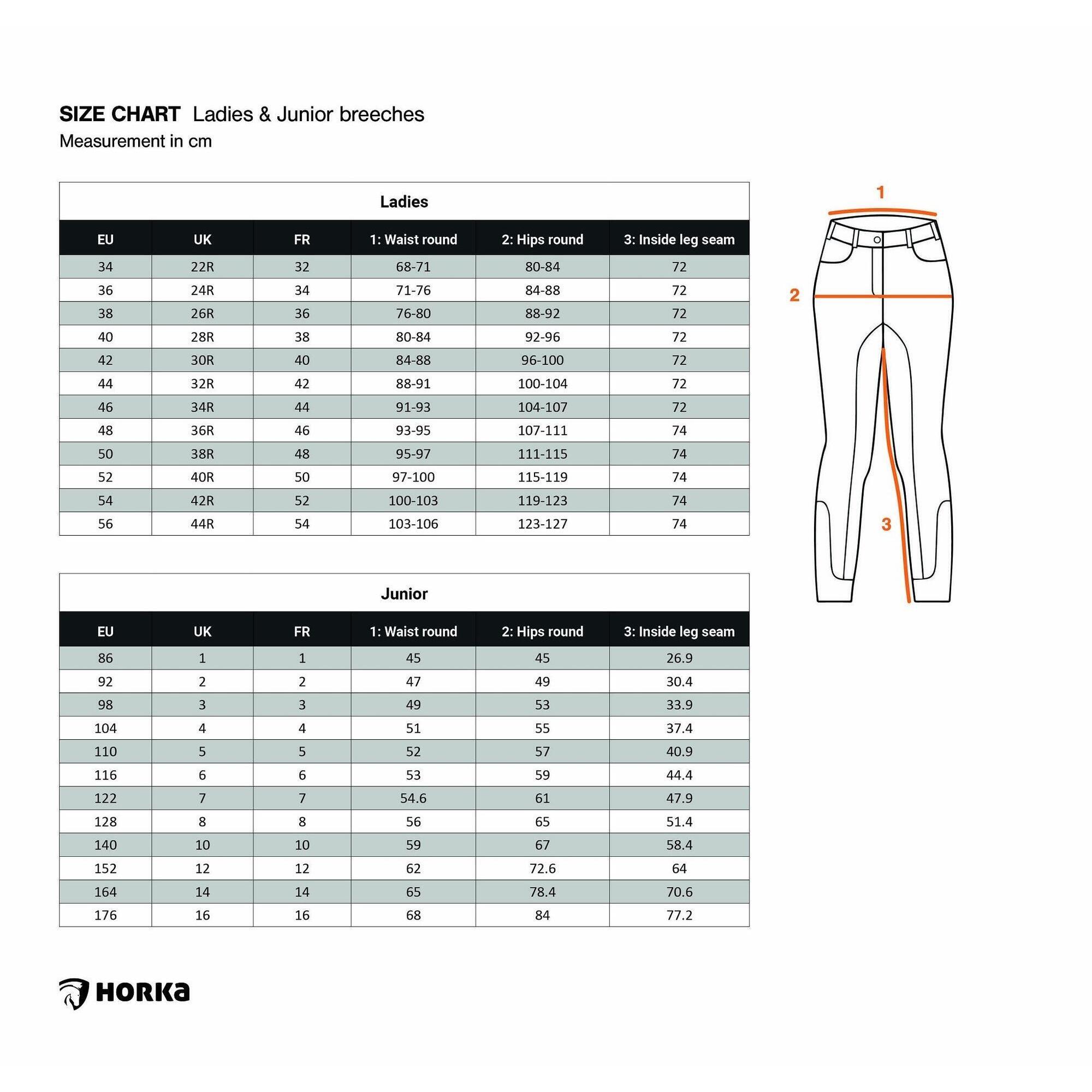 Horka Pantaloni da competizione full grip da donna Annika